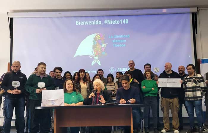 ¡Bienvenido nieto 140!