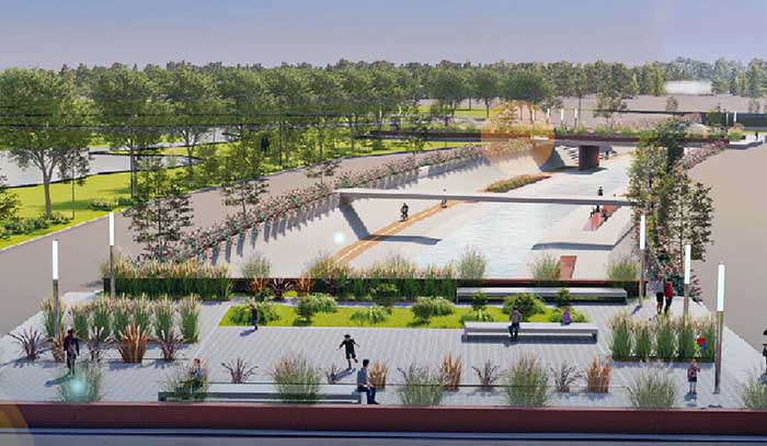 La reconstrucción del Canal Maldonado sumará nuevos espacios públicos